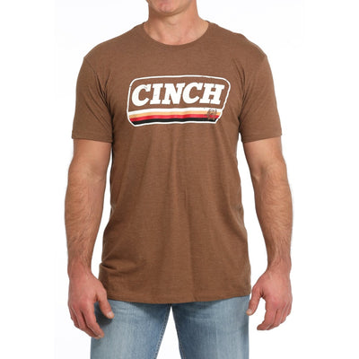 Cinch Mens Brown T-Shirt