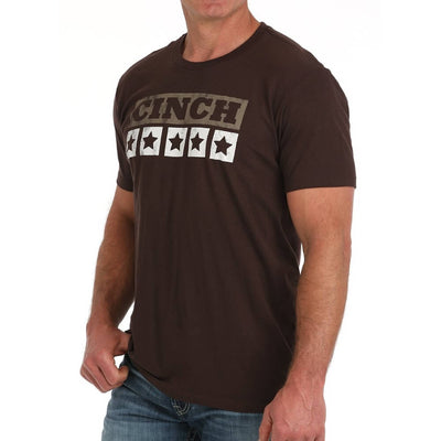 Cinch Mens Brown T-Shirt