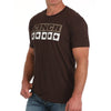 Cinch Mens Brown T-Shirt