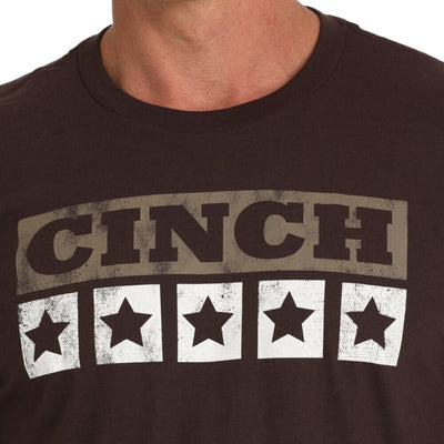 Cinch Mens Brown T-Shirt