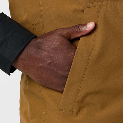 Cinch Mens Canvas Quilted Polyfill Lined Vest Brown - MWV1927002-BRN