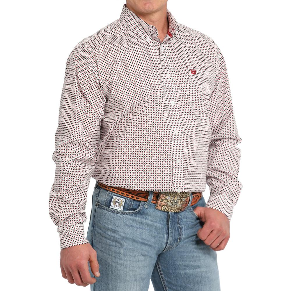 Cinch Mens Card Game Print Shirt