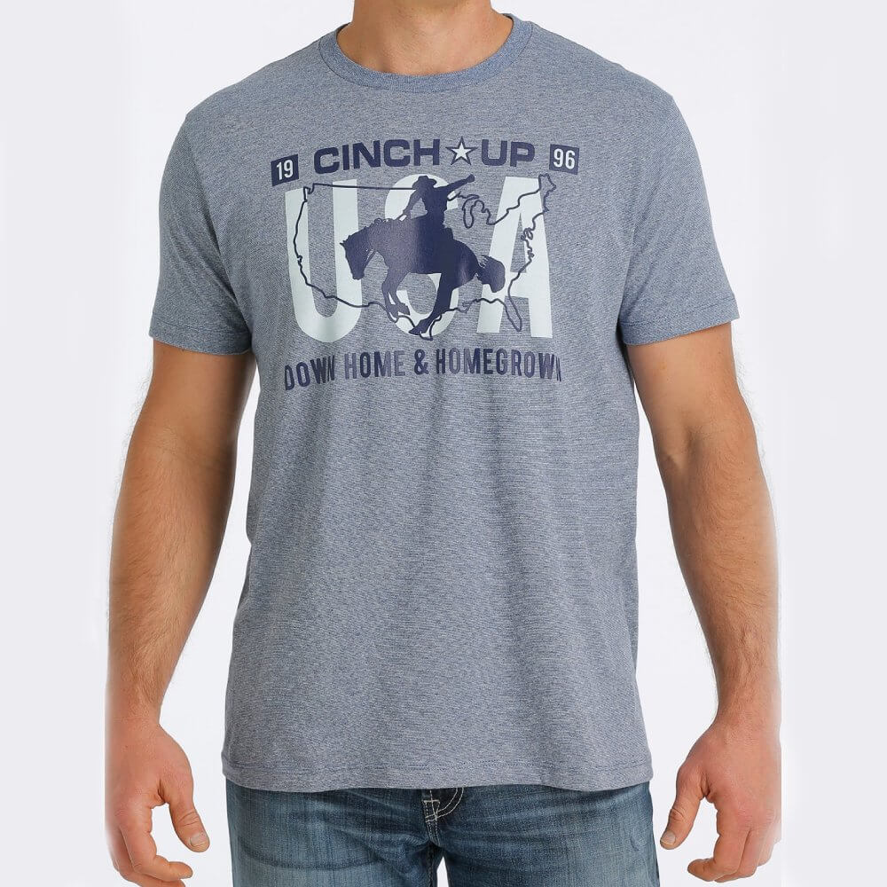 Cinch Mens Cattle Up T-Shirt - MTT1690500-HBL