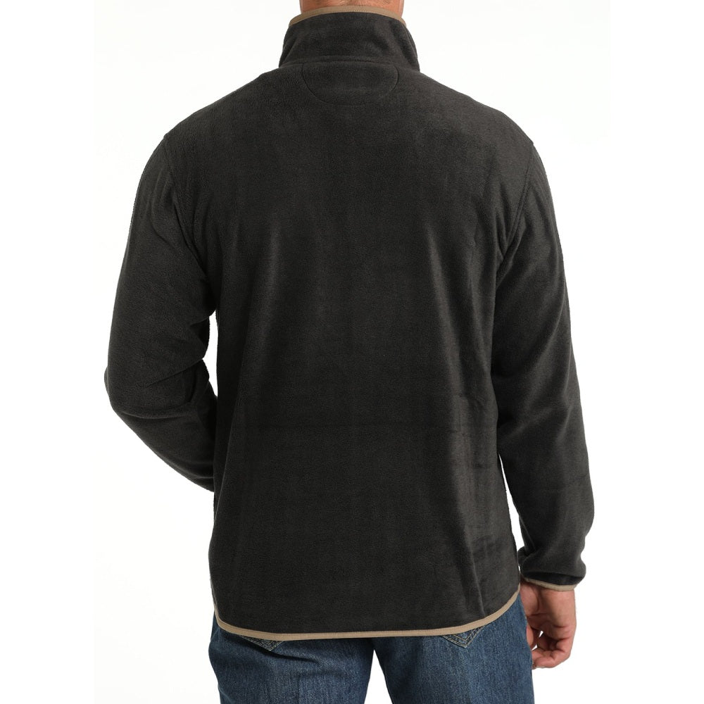 Cinch Mens Charcoal Fleece Pullover