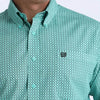 Cinch Mens Classic Fit Western Shirt Blue - MTW1106034-BLU