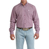 Cinch Mens Classic Fit Western Shirt Purple - MTW1106109-PUR