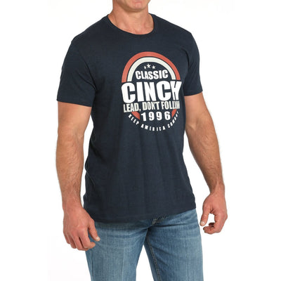 Cinch Mens Classic T-Shirt Navy