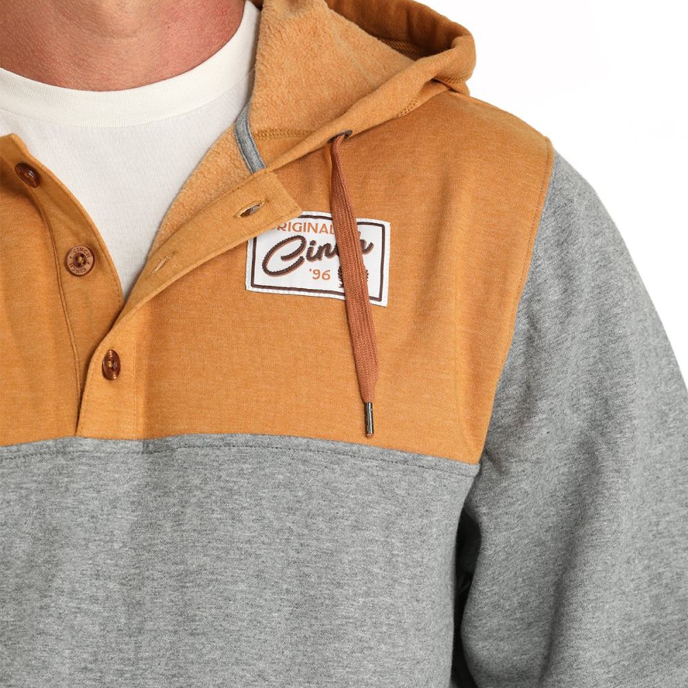 Cinch Mens Color Blocked Hoodie