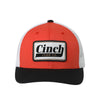 Cinch Mens Colorblock Trucker Cap Red - MCC0660656-RED