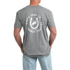 Cinch Mens Cowboy Country Graphic T-Shirt Grey - MTT1690726-GRY
