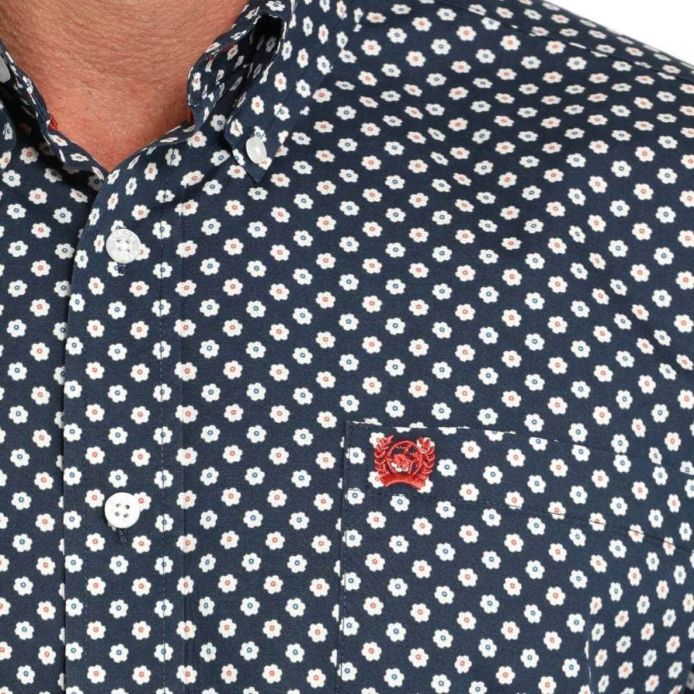 Cinch Mens Daisy Print Western Shirt