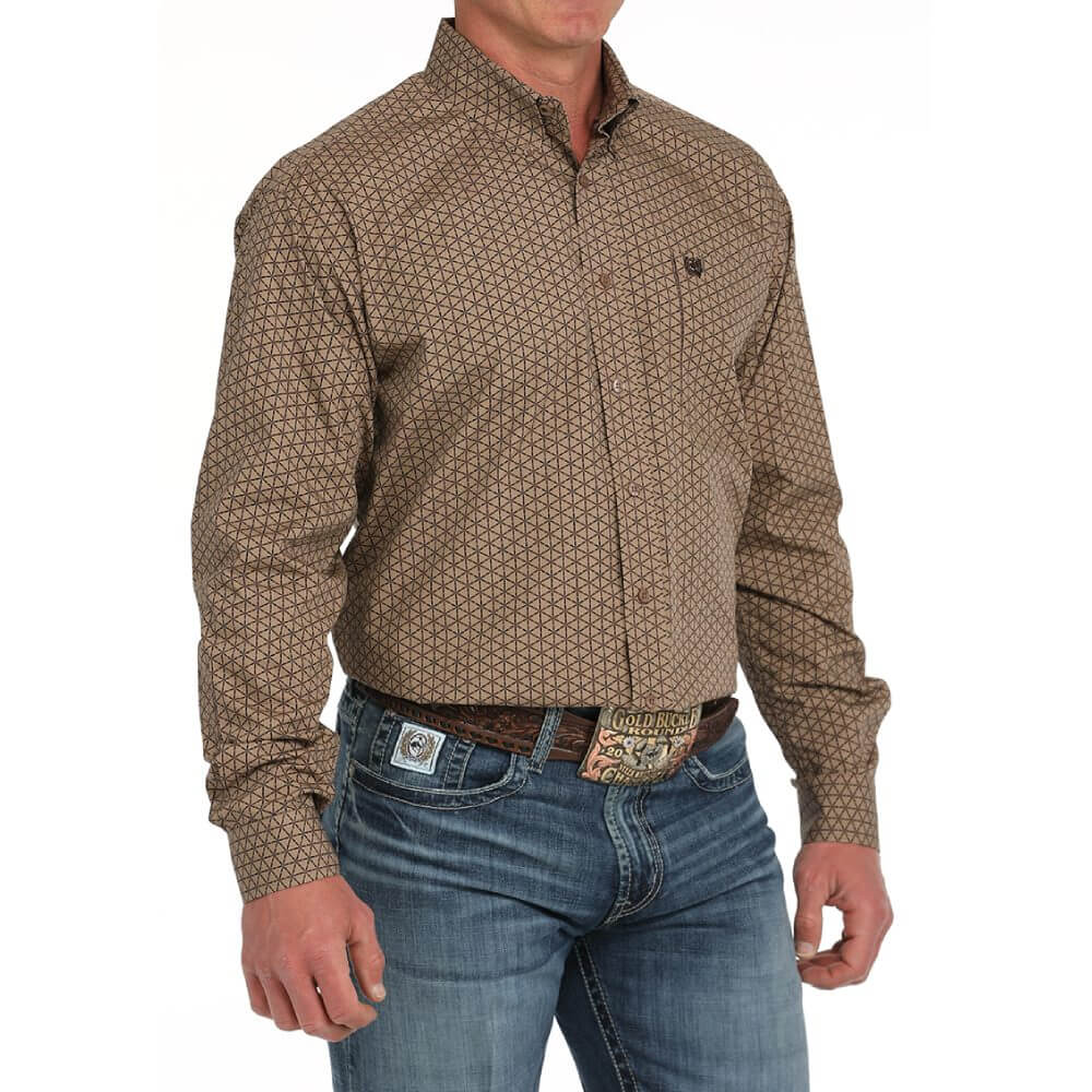 Cinch Mens Diamond Print Shirt