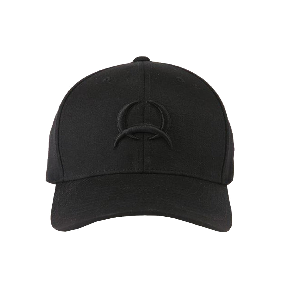 Cinch Mens Flexfit Logo Cap - MCC0627734-BLK