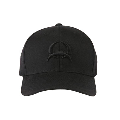 Cinch Mens Flexfit Logo Cap - MCC0627734-BLK