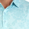 Cinch Mens Floral Arenaflex Polo Shirt Light Blue - MTK1863054-LTB