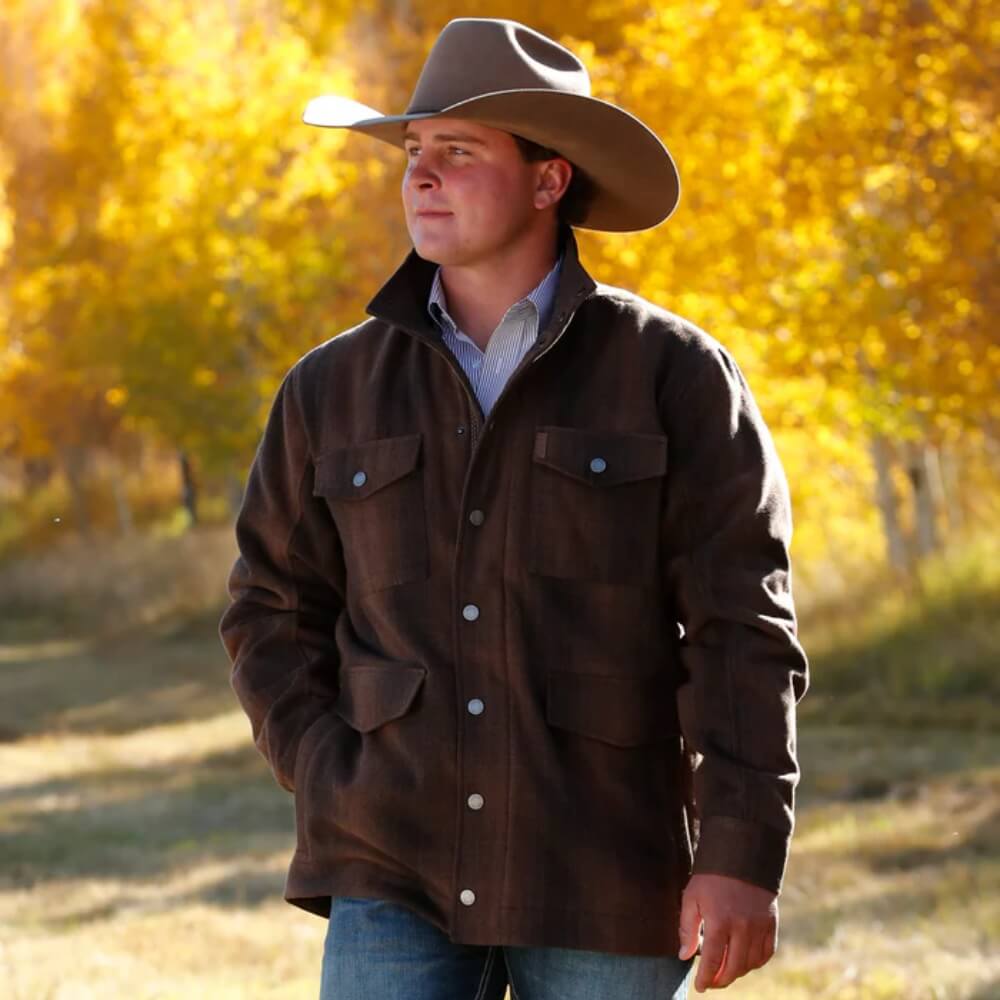 Cinch Mens Frontier Coat Brown - MWJ1595002-BRN
