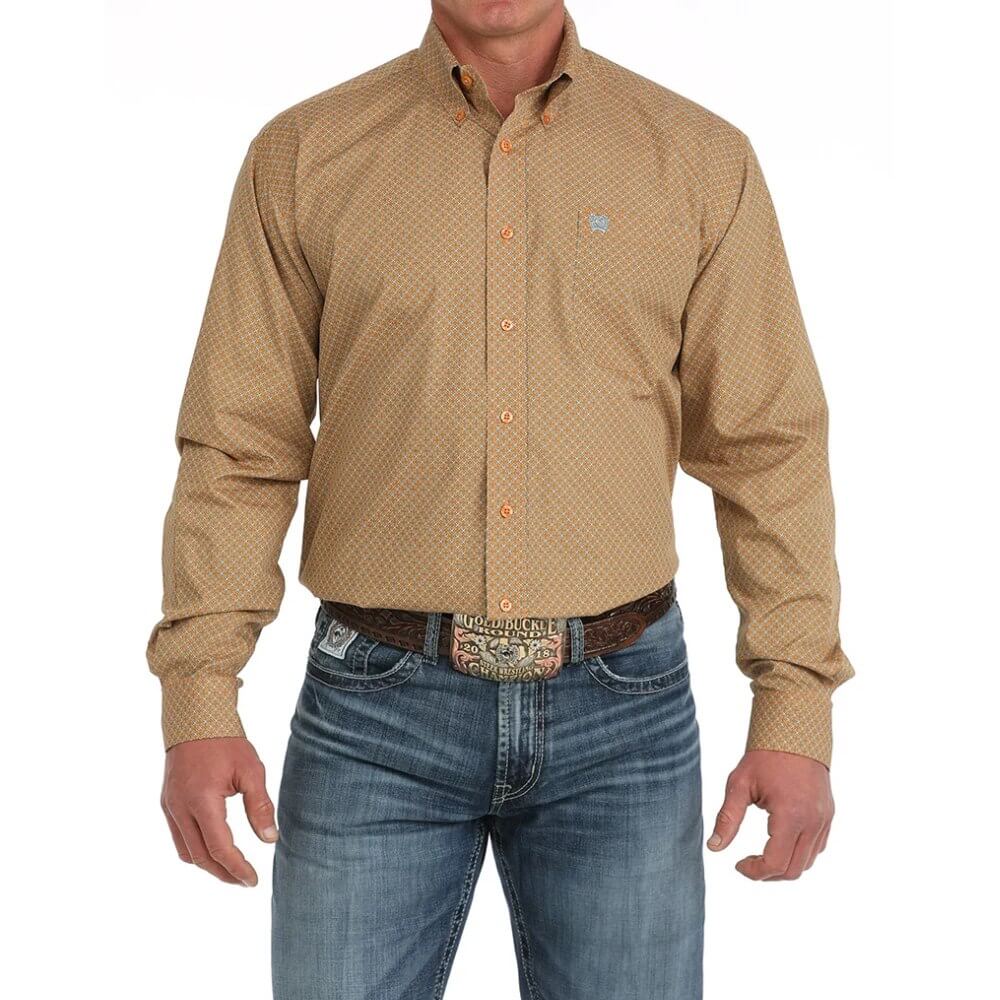 Cinch Mens Geo Print Shirt