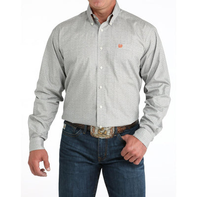 Cinch Mens Geometric Print Shirt