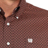 Cinch Mens Geometric Print Western Shirt