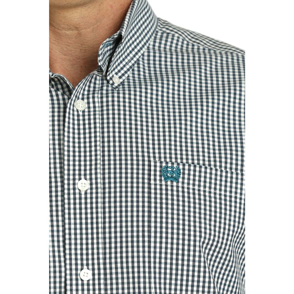 Cinch Mens Gingham Print Western Shirt