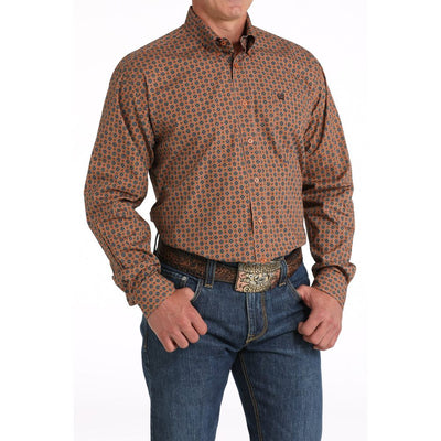 Cinch Mens Gold Medallion Western Shirt