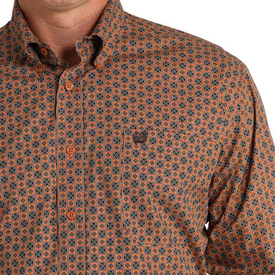 Cinch Mens Gold Medallion Western Shirt