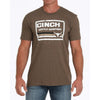 Cinch Mens Graphic T-Shirt Brown - MTT1690675-BRN