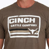 Cinch Mens Graphic T-Shirt Brown - MTT1690675-BRN