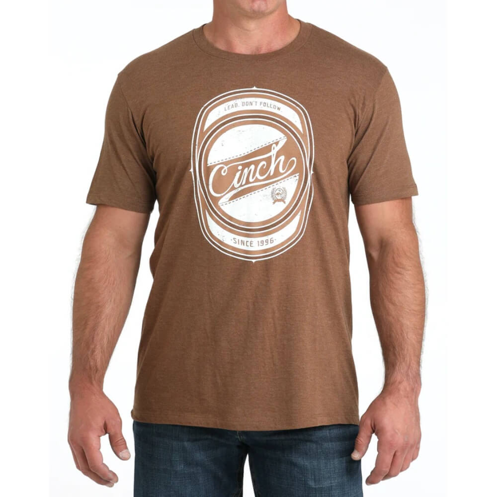 Cinch Mens Graphic T-Shirt Brown - MTT1690694-BRN