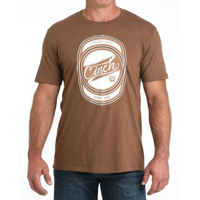 Cinch Mens Graphic T-Shirt Brown - MTT1690694-BRN