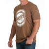 Cinch Mens Graphic T-Shirt Brown - MTT1690694-BRN