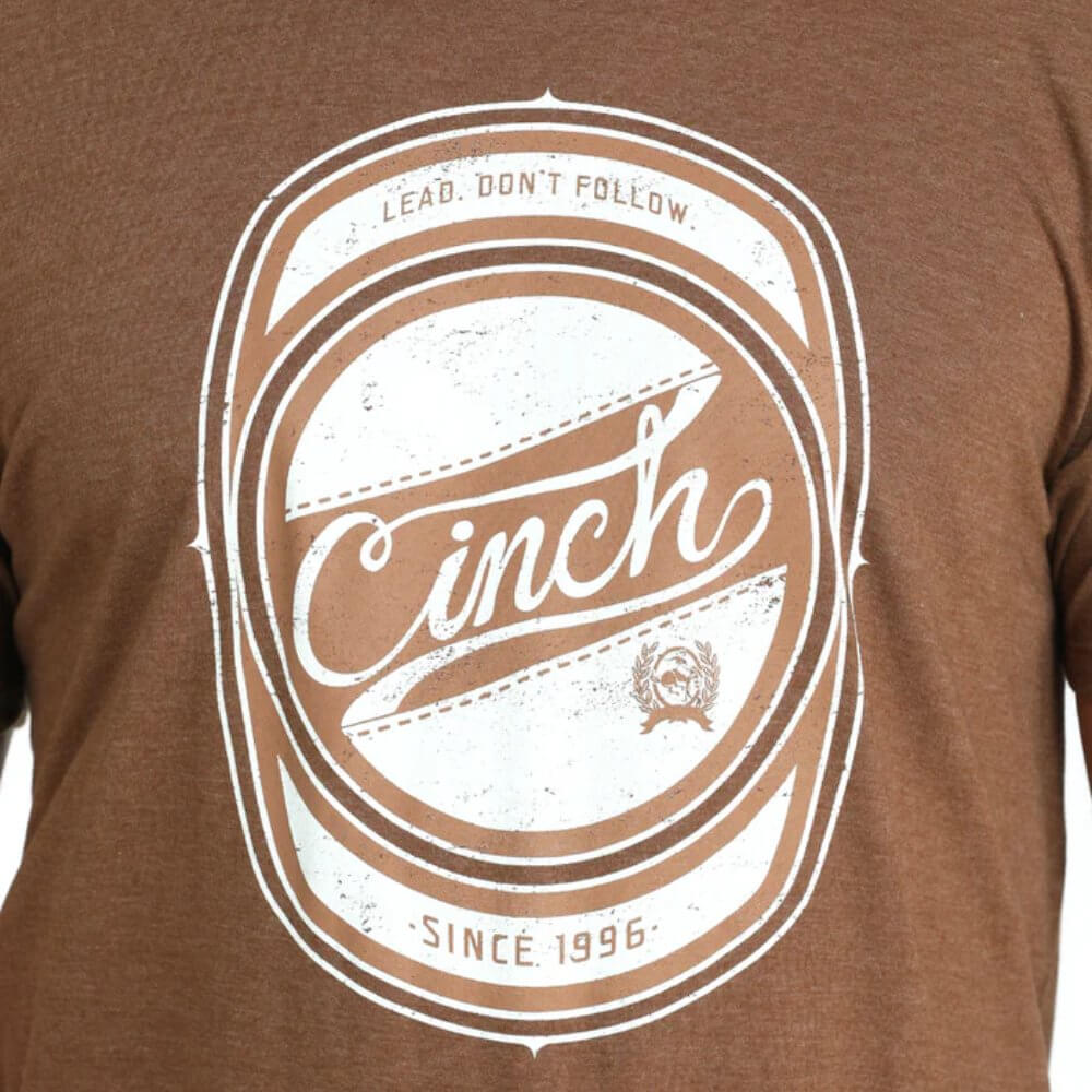 Cinch Mens Graphic T-Shirt Brown - MTT1690694-BRN