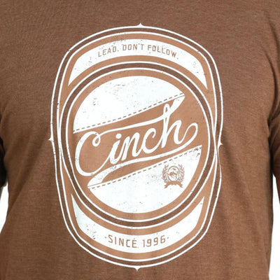 Cinch Mens Graphic T-Shirt Brown - MTT1690694-BRN