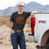 Cinch Mens Graphic T-Shirt Charcoal - MTT1690707-CHR