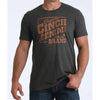 Cinch Mens Graphic T-Shirt Charcoal - MTT1690707-CHR