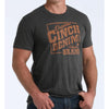 Cinch Mens Graphic T-Shirt Charcoal - MTT1690707-CHR
