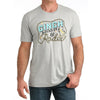 Cinch Mens Graphic T-Shirt Grey - MTT1690715-GRY