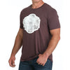 Cinch Mens Graphic T-Shirt Purple - MTT1690696-PUR
