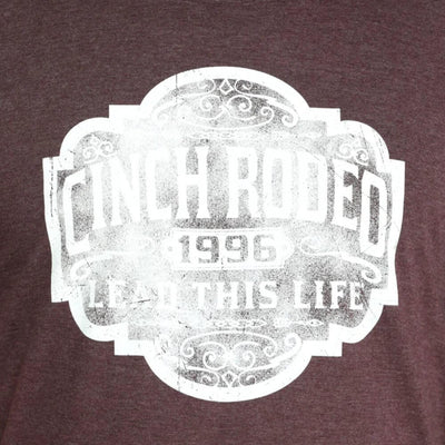 Cinch Mens Graphic T-Shirt Purple - MTT1690696-PUR