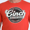 Cinch Mens Graphic T-Shirt Red - MTT1690709-RED