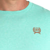 Cinch Mens Graphic T-Shirt Turquoise - MTK1721019-TUR