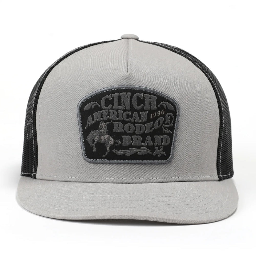 Cinch Mens Grey Trucker Cap