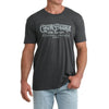 Cinch Mens "Lead This Life" T-Shirt Navy Heather - MTT1690727-NAV