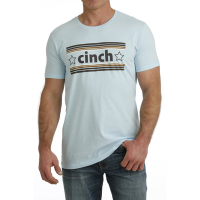Cinch Mens Light Blue T-Shirt 