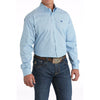 Cinch Mens Light Blue Western Shirt