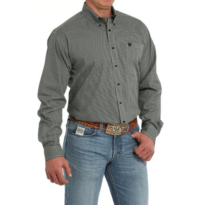 Cinch Mens Lime Western Shirt