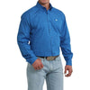 Cinch Mens Long Sleeve Classic Fit Shirt Royal Blue - MTW1106122-ROY