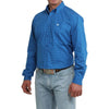 Cinch Mens Long Sleeve Classic Fit Shirt Royal Blue - MTW1106122-ROY