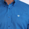 Cinch Mens Long Sleeve Classic Fit Shirt Royal Blue - MTW1106122-ROY