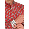 Cinch Mens Geometric Print Shirt